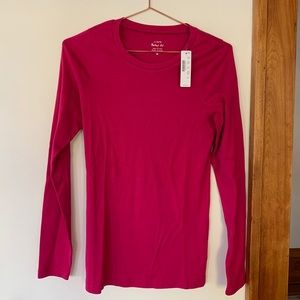J. Crew ‘Perfect Fit’ Cotton Long-Sleeve Crew.